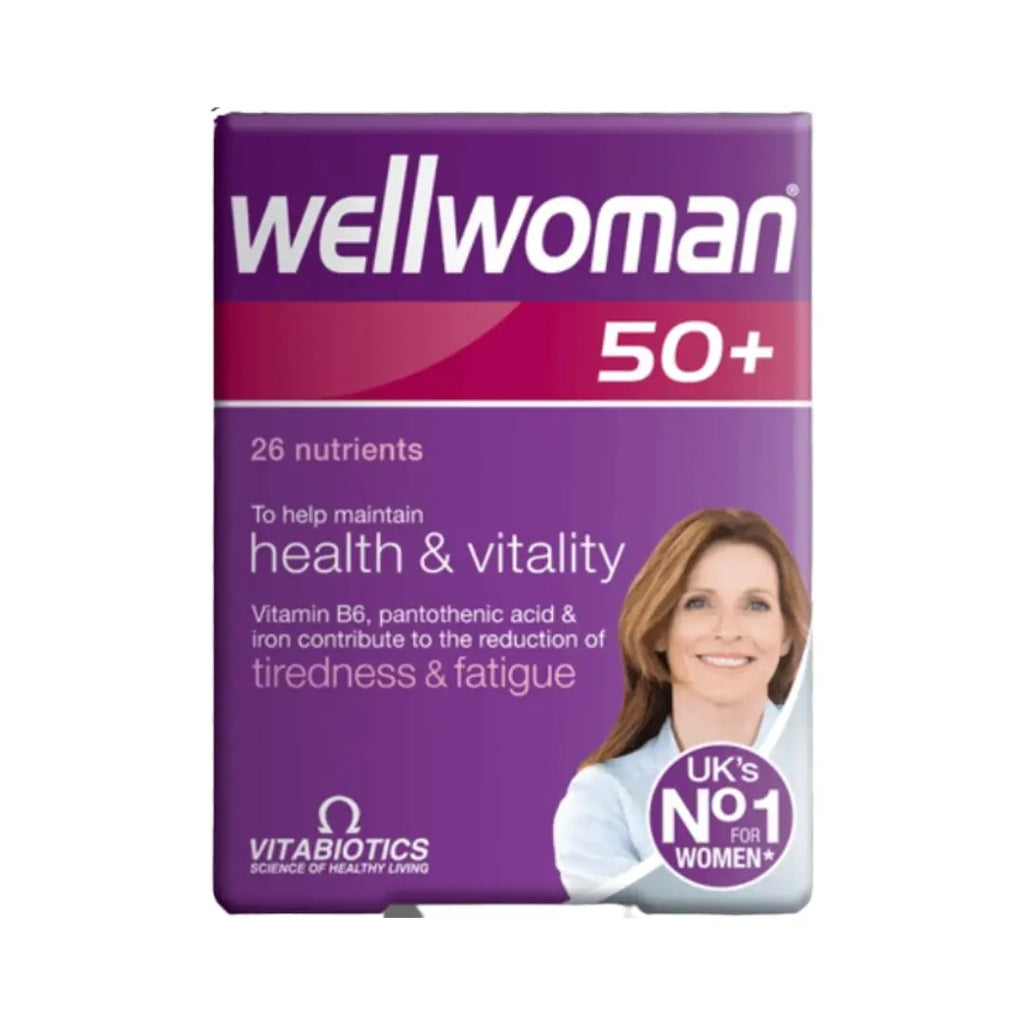 Vitabiotics Wellwoman 50+ 26 Tablets  daily multivitamin and mineral supplement for women over 50