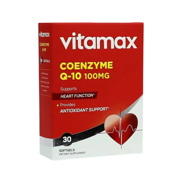 Vitamax CoEnzyme Q10 100mg Softgels 30