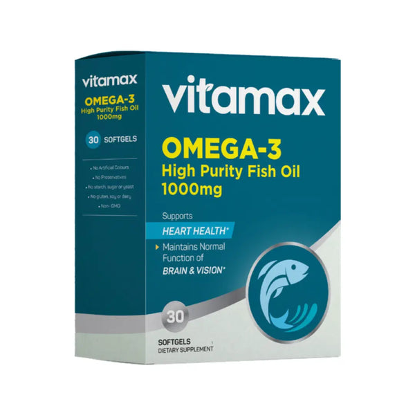 Vitamax Omega 3 Fish Oil 1000mg Softgel 30s