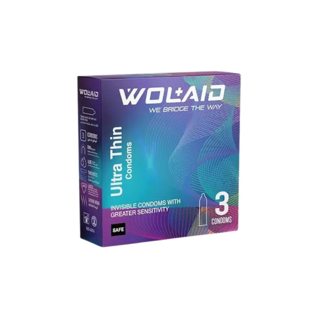 WOLAID الواقي الذكري فائق الرقة