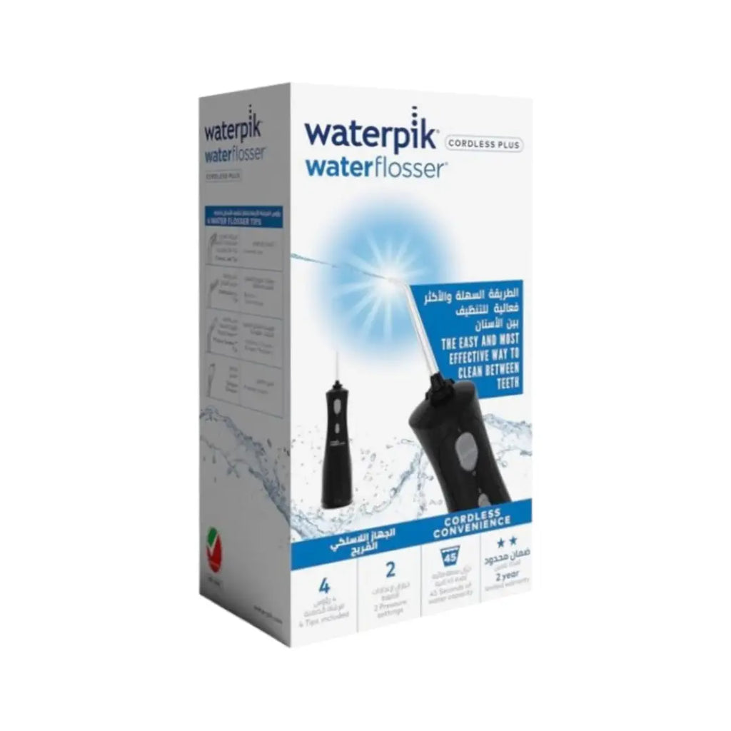 Waterpik Cordless Plus Water Flosser WP-462ME – Rechargeable Portable Oral Irrigator for Teeth & Gum Care
