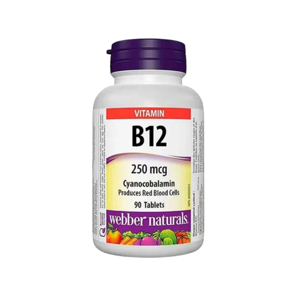 Webber Naturals Vitamin B12 Tablets 90s