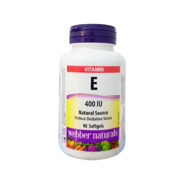 Webber Naturals Vitamin E 400IU Softgels 90s