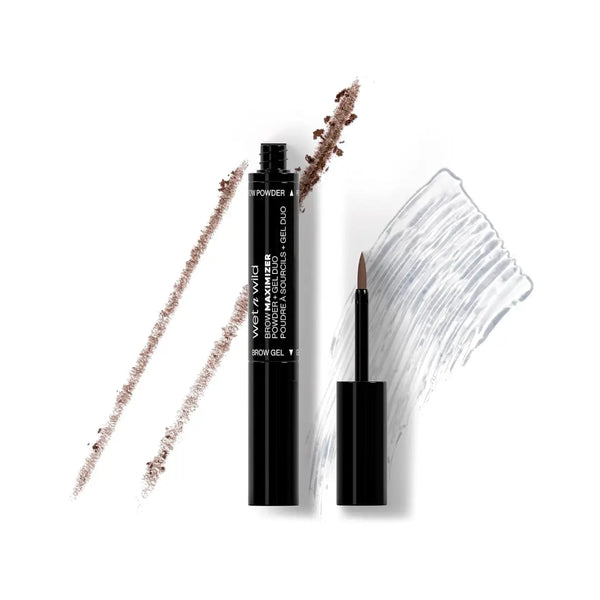 Wet N Wild Brow Maximizer Powder  + Gel Duo Neutral Brown 57010