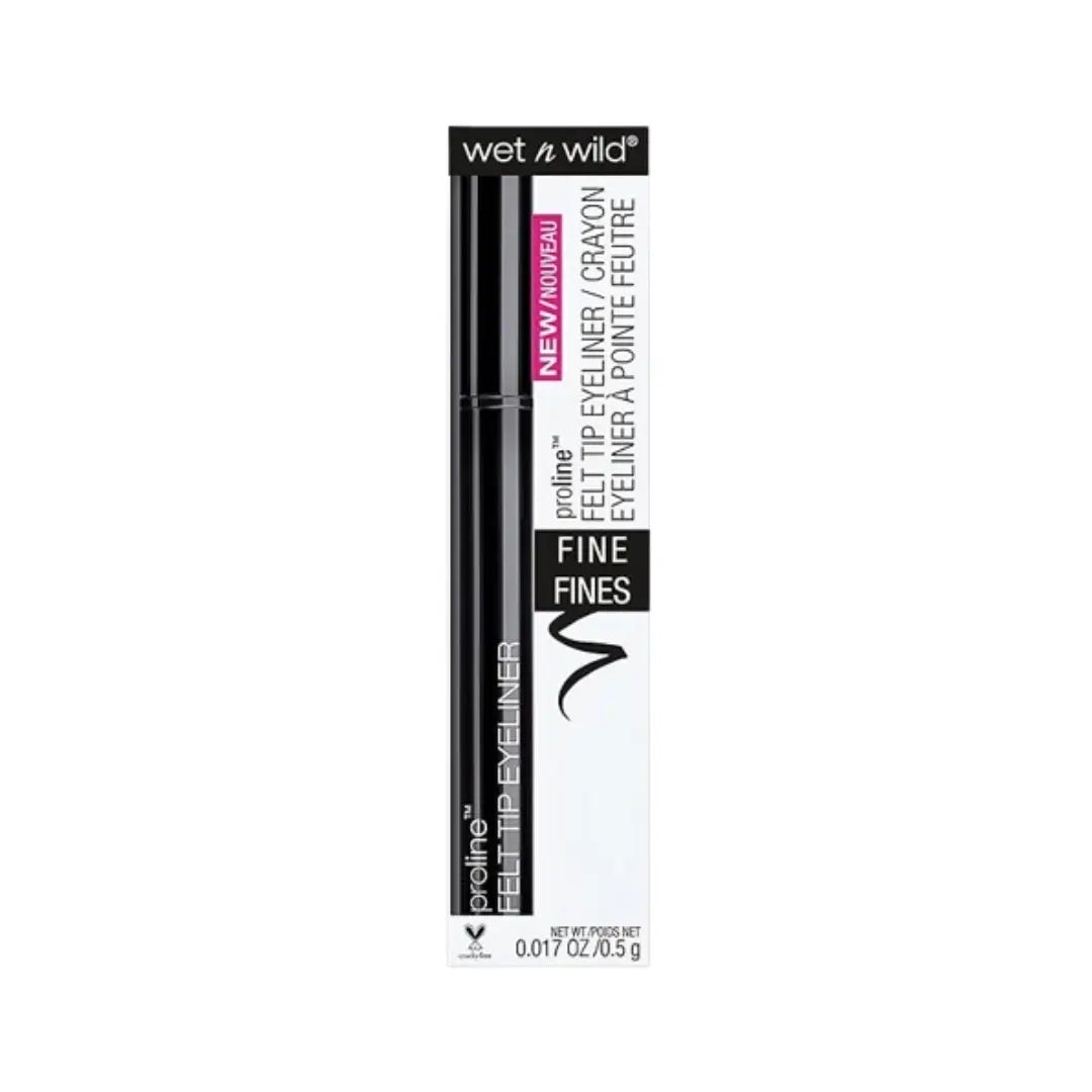 Wet n Wild Proline Felt Tip Eyeliner Black 0.5g precision liquid eye liner