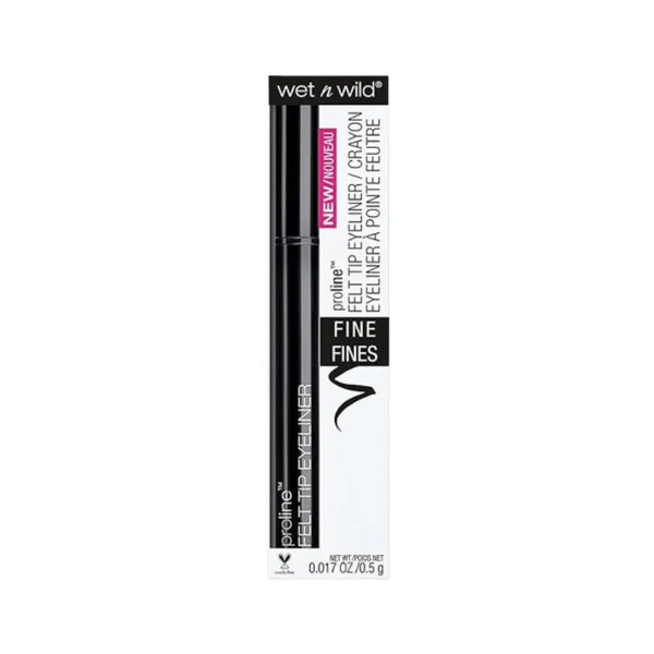 Wet n Wild Proline Felt Tip Eyeliner Black 0.5g E8752