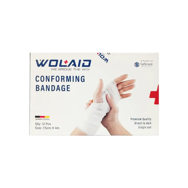 Wolaid Conforming  Bandage 7.5cm*4m 12s
