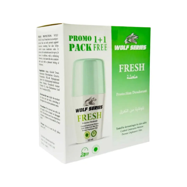 Wolf Series Deo Fresh 50ml 1+1 Promo