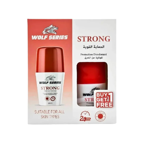 Wolf Series Deo Strong 50ml 1+1 Promo