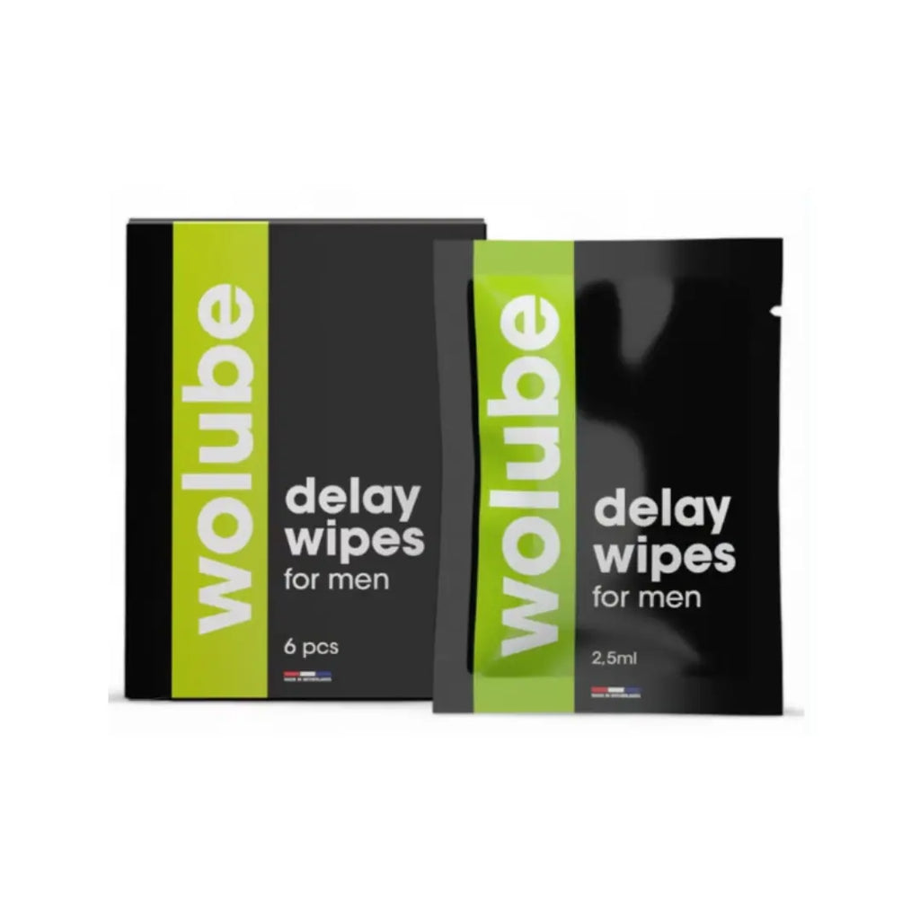Wolube Delay Wipes for Men 6s