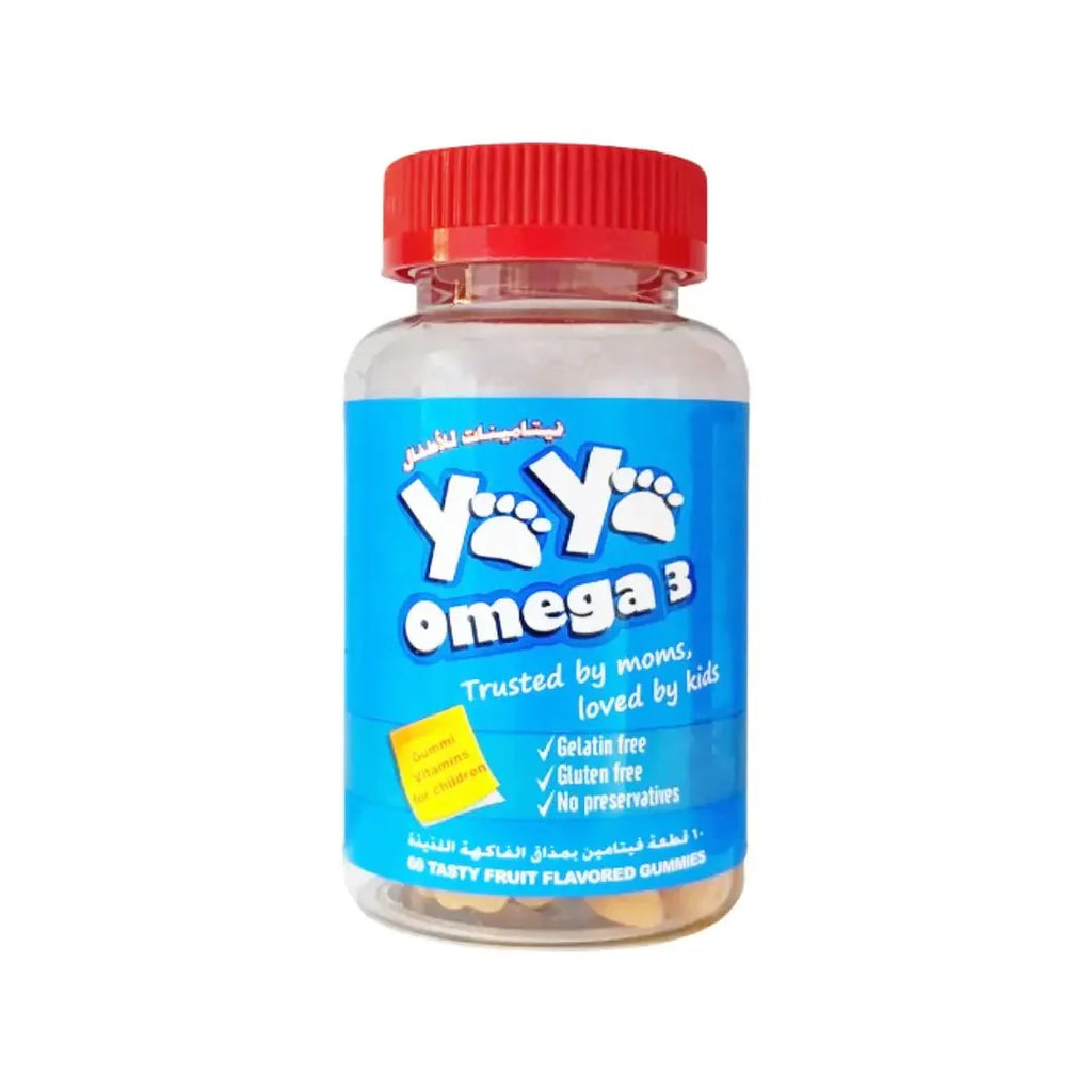 YAYA Omega 3 Fruit Flavored Gummies 60s chewable omega 3 supplement for heart