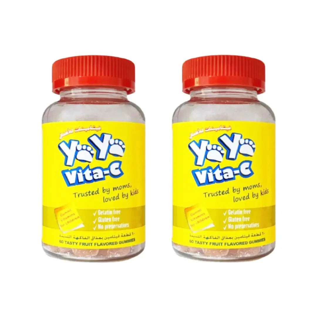 YAYA Vitamin C Fruit Flavored Gummies 60s chewable vitamin C supplement for immunity and overall health