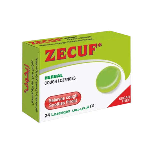 Zecuf Herbal Cough Sugar Free Lozenges 24s
