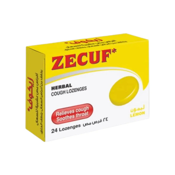 Zecuf Herbal Cough Lemon Lozenges 24s