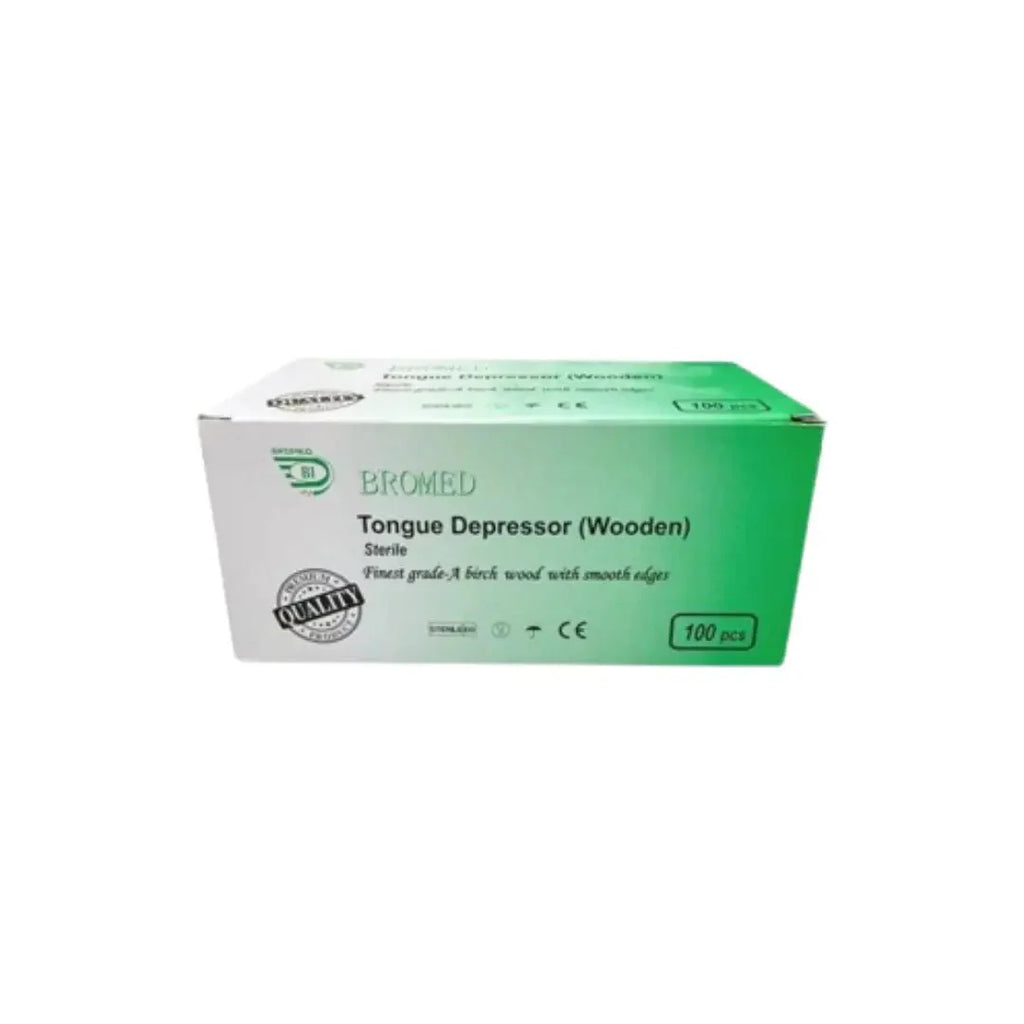 Bromed Tongue Depressor Wooden Sterile 100s