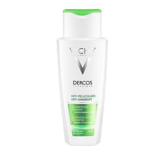 VICHY DERCOS ANTI DANDRUFF NORMAL TO OILY SHAMPOO 200ML