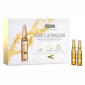 ISDIN Ceutics Flavo-C Ultraglican أمبولات سيروم مضادة للأكسدة للاستخدام اليومي 10×2 مل (عرض 1+1)