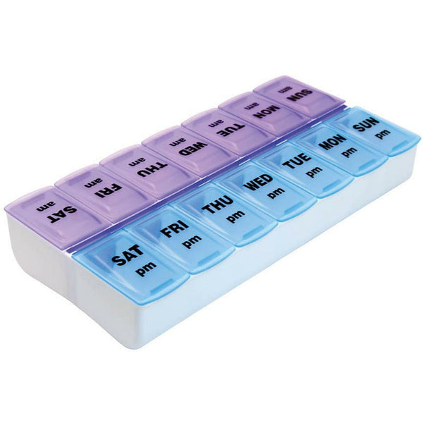 EZYCARE 7DAYS AM/PM PUSH N BUTTON TABLET PLANNER L 17376