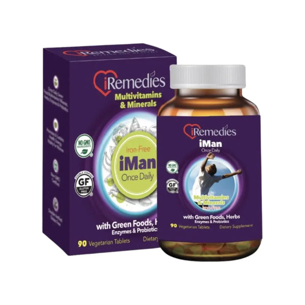 iRemedies iMan Once Daily  Tablets 90s