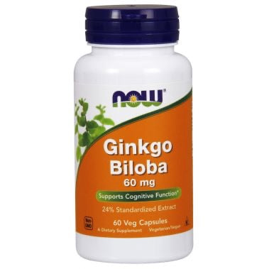 NOW GINKO BILOBA 60MG CAP 60s