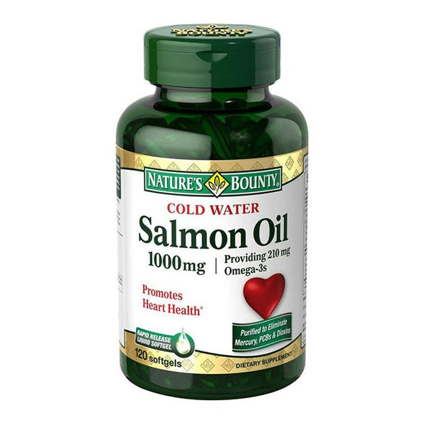 NATURES BOUNTY COLD WATER SALMON OIL 1000MG SOFTGEL 120s