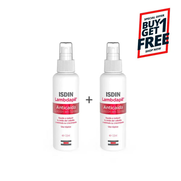 Isdin Lambdapil Anti Hair Loss Lotion Spray 125ML 1+1 Offer