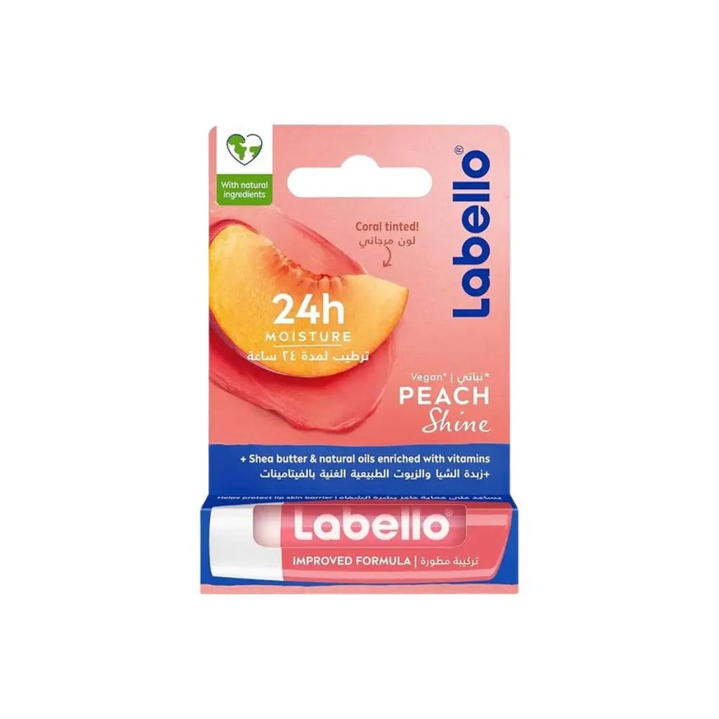 Labello Peach Shine Lip Balm 4.8G