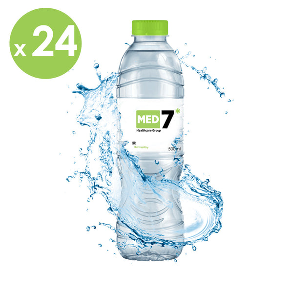 MED7 Drinking Water Bottle, 500 mL - 24 pcs