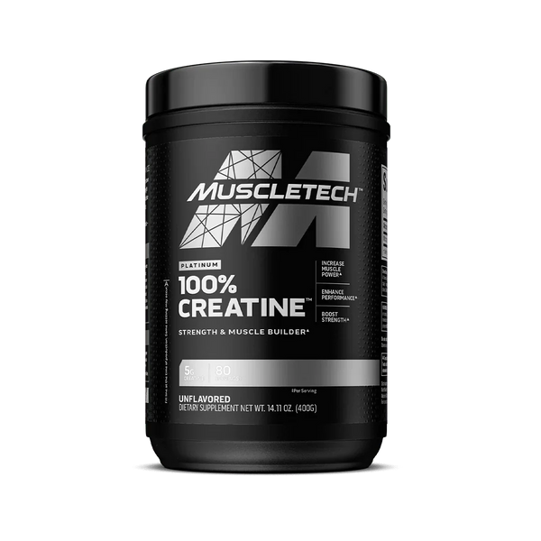 MUSCLETECH PLATINUM CREATINE 400G UNFLAVORED SERV 80