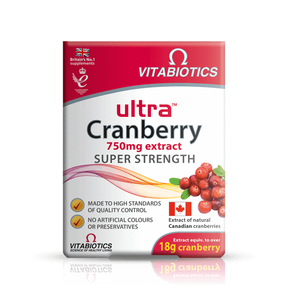 VITABIOTICS ULTRA CRANBERRY 750MG SUPER STRENGTH TAB 30s