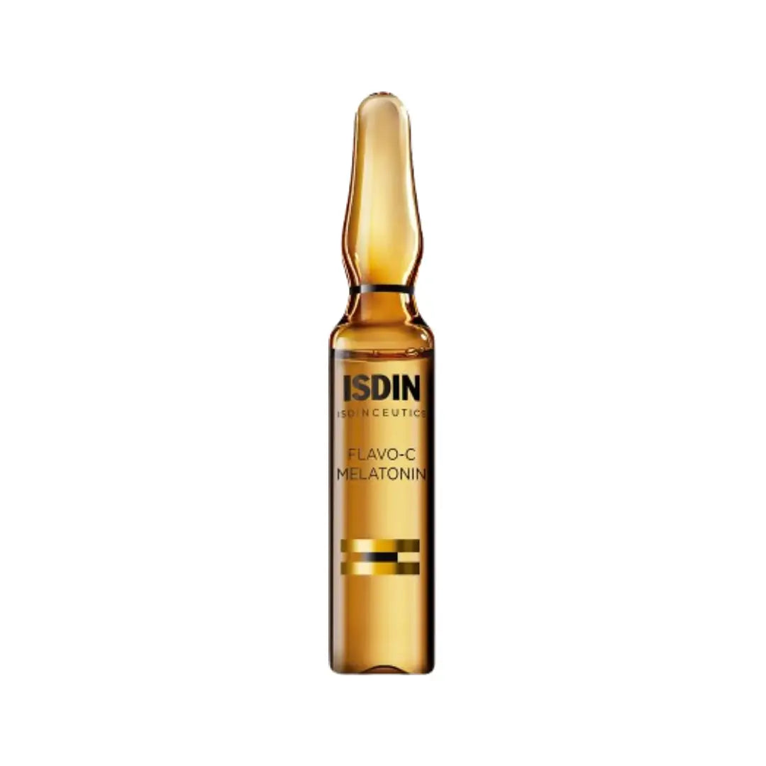 Isdin Isdinceutics Flavo-C Melatonin Ampoules 2ml Pack of 10 antioxidant and skin regeneration serum