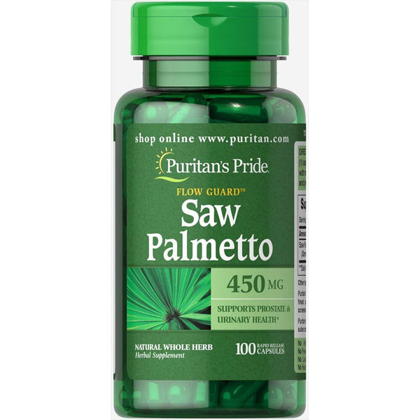 PURITANS PRIDE SAW PALMETTO 450MG CAP 100s