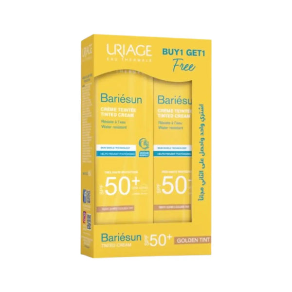 كريم يورياج بارياسان +SPF50 واقي شمس مع لون ذهبي 50 مل عرض 1+1